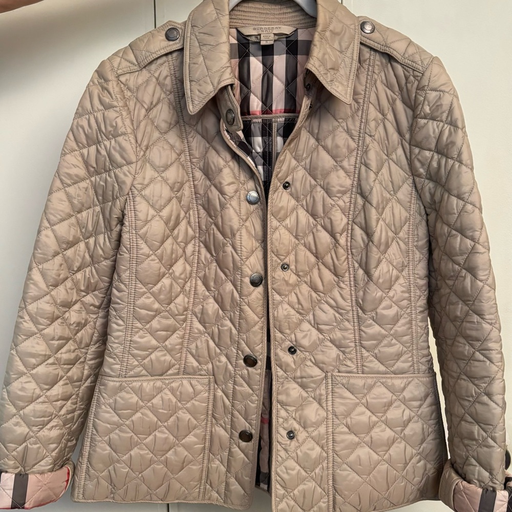 Burberry Brit Beige Quilted Jacket - Picture 3 of 10